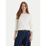 Tommy Hilfiger Pulover WW0WW44984 Bela Regular Fit