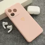 Maska Golden Heartbeat za Honor X5c/ X5c Plus roze