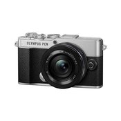 Olympus E-P7 kamera + 14-42 Pancake Zoom Kit Silver/Black (V205111SE000)