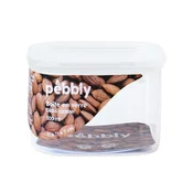 Kuhinjski kozarec za shranjevanje PKV-043, 500 ml, steklo, Pebbly