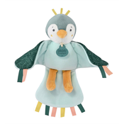Plyšový vtáčik s melódiou Doudou Cui-Cui Doudou et Compagnie modrý 22 cm v darčekovom balení od 0 mes DC4047