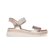 Skechers za ženske. 114415 Sandali Slip-ins BOBS Sun Ray Bronze (39), 5 do 8 cm, Ni, Priložnostno, Bronasta