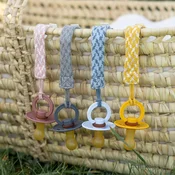 Bibs lancic za varalicu, Petrol & Baby Blue