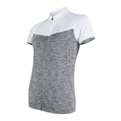 Womens cycling jersey Sensor Cyklo Motion Grey/White
