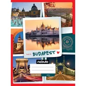 Nebulo: Spet zvezan gladek zvezek z budimpeštanskim vzorcem 80-32 A/4