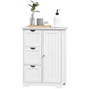 Homestar Kopalniška omarica 60x30x80 cm Bela