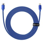 BASEUS Kabel za brzo punjenje i prijenos podataka USB-C iPhone Lightning 20W 2m plavi