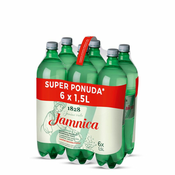 Jamnica gazirana prirodna mineralna voda 1,5l, 6 komada XXL