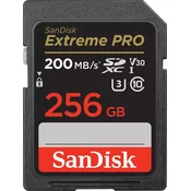 SanDisk Extreme PRO SDXC 256GB 200MB/s V30 UHS-I kartica