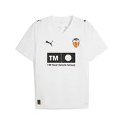 Puma Valencia CF 25/26 Home Jersey Youth, White, Size 7-8Y, Clothing