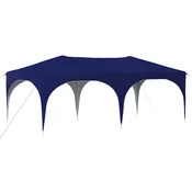 Vidaxl Zložljivi šotor za zabave 575 x 288 x 245 cm Modra
