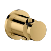AXOR One stenski priključek z držalom prhe, okrogel, Polished Gold Optic
