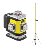 NIVEL SYSTEM Križni linijski laser, rdeč ž. CL4R + LP-36EX