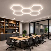 Hexagon LED rasveta, 168 W, 2,45 x 1,65 m