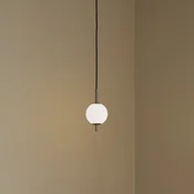 UMAGE LED obesna svetilka Audrey, jeklena barva, 1-žarnica, O 12 cm - Dnevna soba/jedilnica - Dizajn - jeklo, opal - Kovina