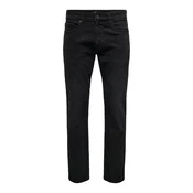 Only & Sons Kavbojke ONSWeft črn denim