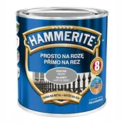 Hammerite barva za kovino Straight to Rust, sijajno siva, 0,7 l