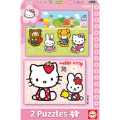 Dječje puzzle Hello Kitty Educa 2x20 dijelova