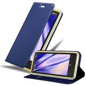 Cadorabo Cadorabo Ohišje, združljivo z Nokia Lumia 920 v klasična temno modra - Zaščitni ovitek z magnetnim zapiranjem, stoječo funkcijo in režo za kartice, (20562505)