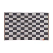 Antracitno sivo-bež kopalniška preproga za tuš kabino iz organskega bombaža 50x80 cm Retro – Mette Ditmer Denmark