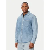 Tommy Jeans Jeans srajca DM0DM23701 Modra Regular Fit