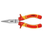 shumee Ravne klešče z dolgim nosom 160 mm 1000V, CrV, polirane