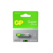 R3 (AAA) Alkalna Baterija | Pakiranje: 4 kom | Super GP