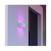 Eglo 901955 - LED RGBW zatemnjiva zunanja stenska svetilka SANIA-Z LED/10W/230V IP55 bela