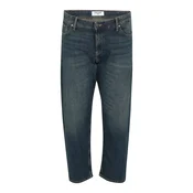 Jack & Jones Plus Kavbojke JJIChris JJOrignial temno modra