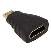 Video reduktor, mini HDMI muški - HDMI ženski, crni