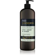 Baylis & Harding Goodness Oud, Cedar & Amber Natural Body Wash gel za prhanje 1000 ml za ženske