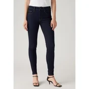 Levis za ženske. 18882-0626 Ozke kavbojke 721 Navy (33/30), Priložnostno, Bombaž, Džins, Trajnostni, Mornarica