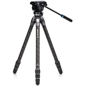 Video stativ Benro - TTOR24CLVS4PRO, 22.5-158.5cm, crni