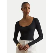 LAUREN RALPH LAUREN Bluza 200980145005 Črna Slim Fit