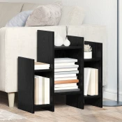 Pomocni ormaric Crni hrast 60 x 26 x 60 cm Konstruirano drvo