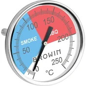 shumee Termometer za dimljenje in žar 0–250 °C