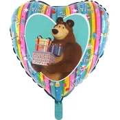 Grabo 18'' balon Maša Medved, 1 kos.