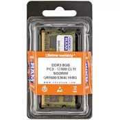 GOODRAM 8 GB PC3-12800 (1600)  SODIMM CL11 (GR1600S364L11/8G)