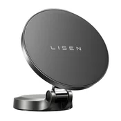 Magnetno avtomobilsko držalo Lisen YL0223090006 z brezžičnim polnjenjem 15W - black