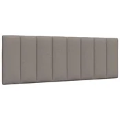 Vidaxl Blazina za vzglavje Hanko taupe 140 cm blago