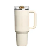 Termo lonček Stanley The Quencher ProTour Flip Straw 1,18 l bež barva