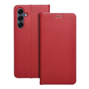 OEM Torbica LUNA Book Carbon za SAMSUNG A16 5G, rdeča