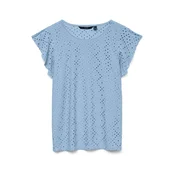 VERO MODA Bluza VMTASSA svetlo modra