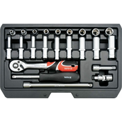 YATO YT-14451 Set nasadnih kljuceva 1/4, 4.0-13mm, 23 komada
