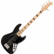 Fender Squier Affinity Series Active Jazz Bass V MN Black Metallic 5 strunska bas kitara