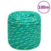 Shumee Vrv za čoln zelena 16 mm 100 m polipropilen, (20777797)