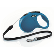 Flexi New Classic Cord Povodac za pse, S, Plavi