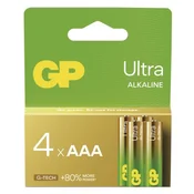 Baterija GP ULTRA alkalna LR03 AAA 4 kos 4/1