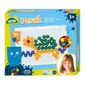 LENA: Mozaik Prozirni kreativni set sa čavlićima, 15mm 80kom