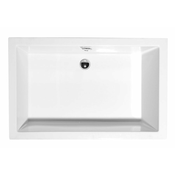Globoka kad za prho DEEP, 100 x 90 x 26 cm, bela - Bela - 100.00 - 84 - 26.00 - Akrilat - Vgrajen v tla - Globoke in druge - 52.00 - Polysan - DEEP - 90.00 - 100x90x26 cm - 96.00